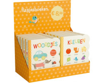 Display met 5x Woordjes en 5x Kleuren