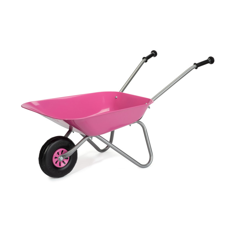 rolly Kruiwagen metaal (roze/grijs) rolly Kruiwagen metaal (roze/grijs)