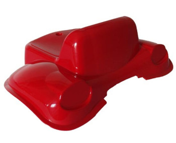 Onderdeel: zadel Kid met spatbord (rood)