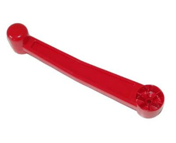 Onderdeel: hendel graafarm (rood/links)