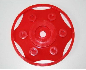 Onderdeel: wieldop (12cm/rood)