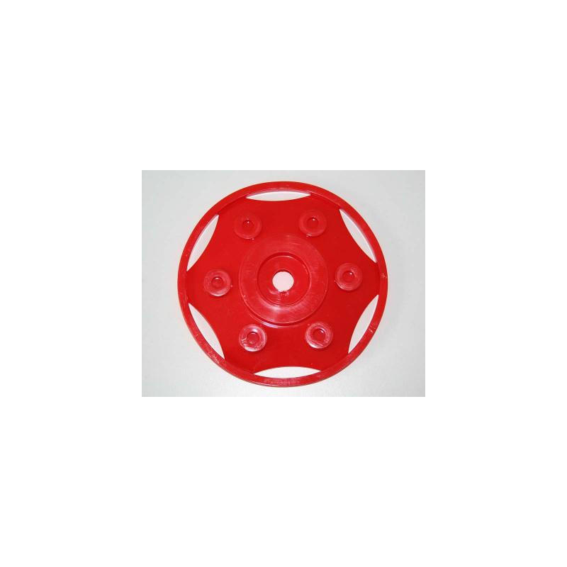 Onderdeel: wieldop (12cm/rood)