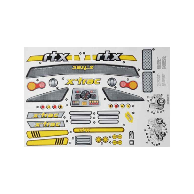 Stickervel X-Trac Stickervel X-Trac
