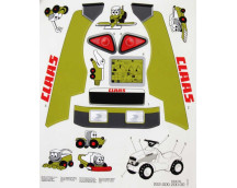 Stickervel Minitrac Claas