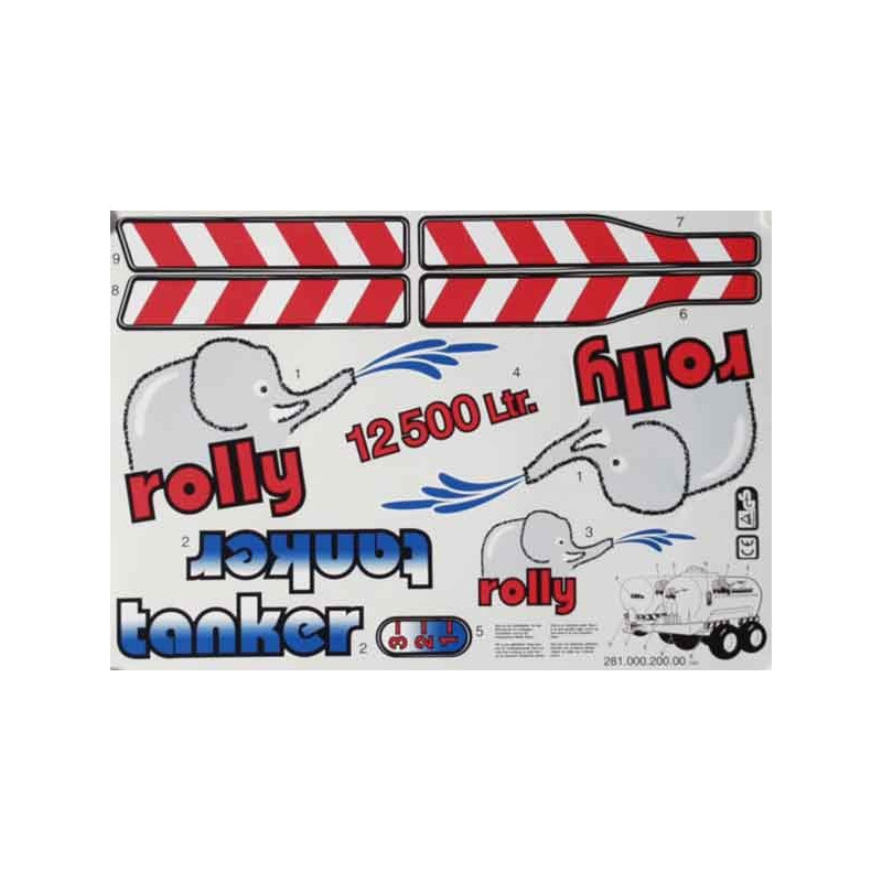 Stickervel RollyTanker Stickervel RollyTanker