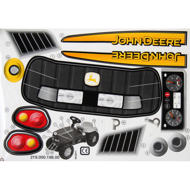 Stickervel John Deere Kid Stickervel John Deere Kid