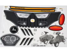 Stickervel Minitrac John Deere (2012)
