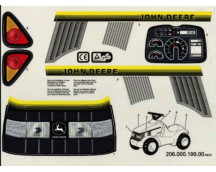 Stickervel Minitrac John Deere (09/08)
