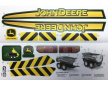 Stickervel Halfpipe John Deere