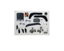 Stickervel Minitrac Deutz-Fahr Agrokid 