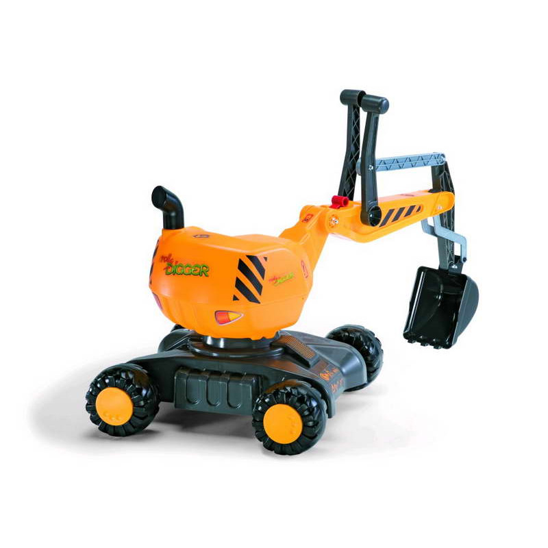 rollyDigger graafmachine op wielen (geel)