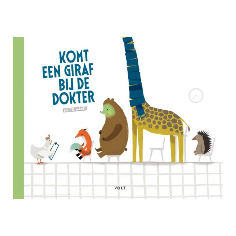Komt een giraf bij de dokter