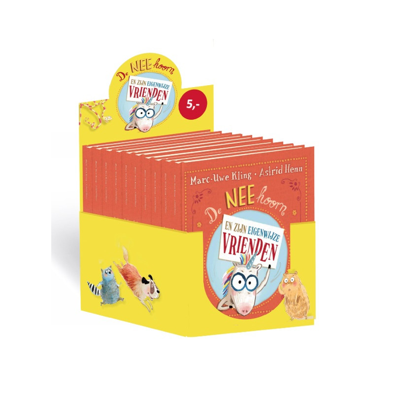 NEEhoorn en zijn eigenwijze vrienden - Display + 10 ex. NEEhoorn en zijn eigenwijze vrienden - Display + 10 ex.
