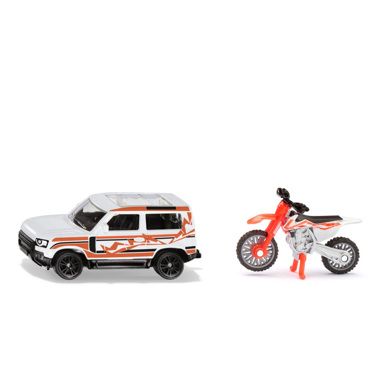 Land Rover Defender met KTM Motorbike Land Rover Defender met KTM Motorbike