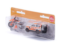 Land Rover Defender met KTM Motorbike Land Rover Defender met KTM Motorbike