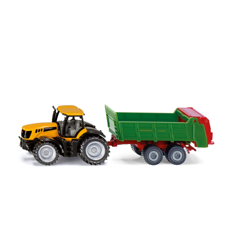 JCB met Strautmann mestverspreider JCB met Strautmann mestverspreider