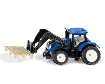 Tractor New Holland met pallet