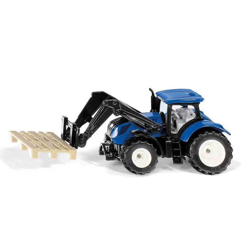 Tractor New Holland met pallet Tractor New Holland met pallet