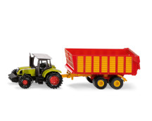 John Deere tractor met silagewagen
