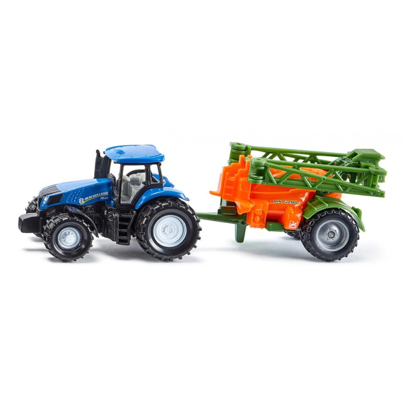 New Holland tractor met veldspuit New Holland tractor met veldspuit