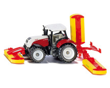 Steyr tractor + Pöttinger maaicombinatie