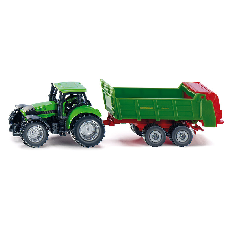 Tractor DF met universele mestspreider Tractor DF met universele mestspreider