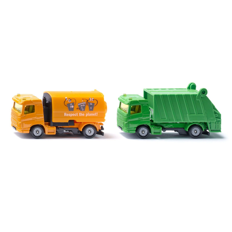 Vuilniswagen met veger Vuilniswagen met veger