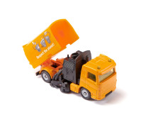 Vuilniswagen met veger Vuilniswagen met veger