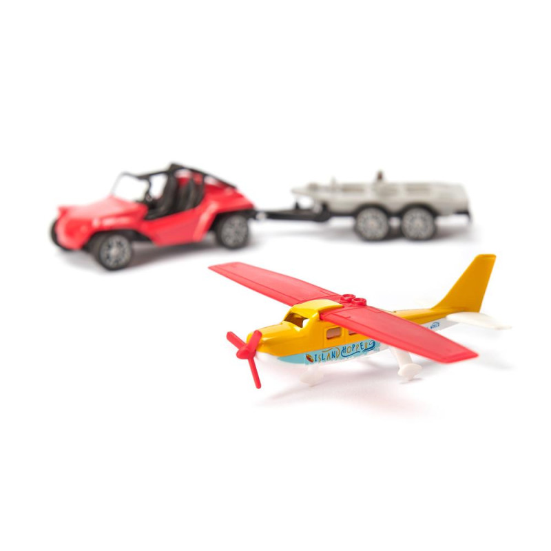 Buggy met sportvliegtuig Buggy met sportvliegtuig