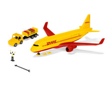 DHL Cargo vliegtuig met accessoires
