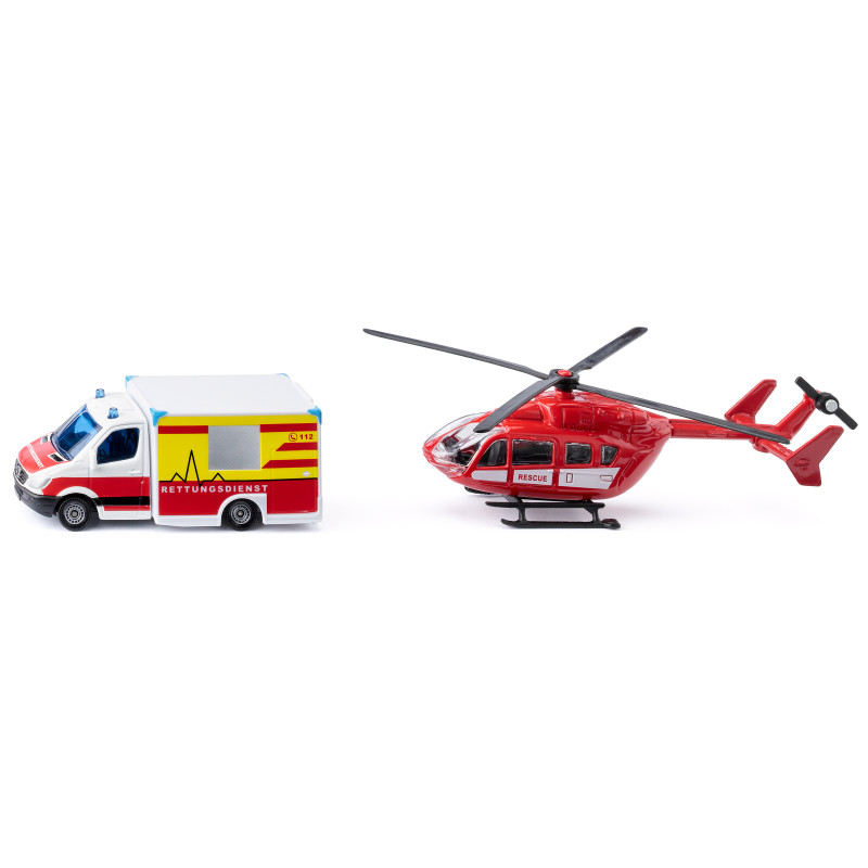 Mercedes-Benz ambulance en helicopter (DE) Mercedes-Benz ambulance en helicopter (DE)