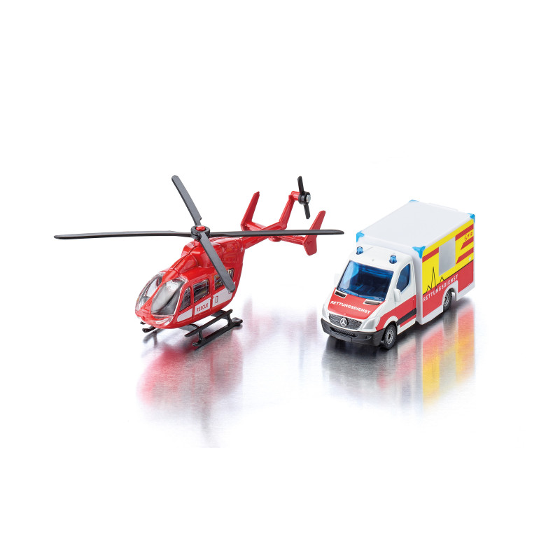 Mercedes-Benz ambulance en helicopter (DE) Mercedes-Benz ambulance en helicopter (DE)