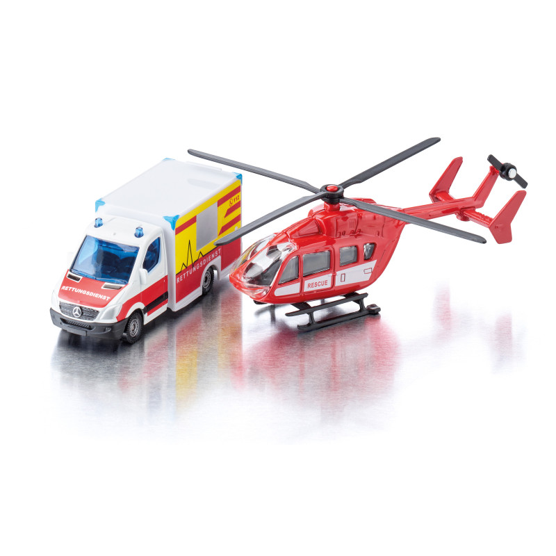 Mercedes-Benz ambulance en helicopter (DE) Mercedes-Benz ambulance en helicopter (DE)