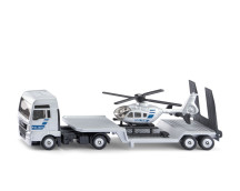 MAN Truck met politiehelicopter (DE)