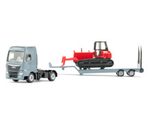 MAN Truck met bulldozer