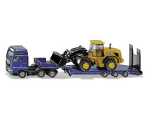 MAN truck met dieplader + JCB wiellader (1:47)