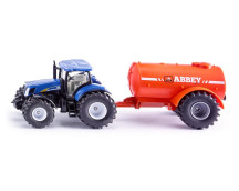 NH tractor +1-assige vacuümtanker (1:50)