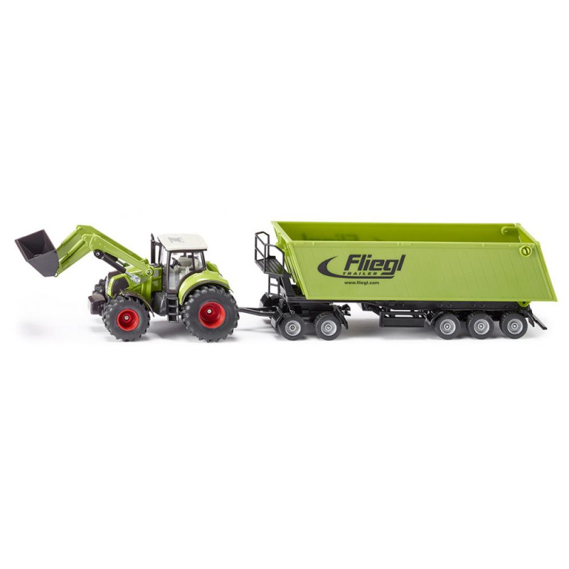 Claas+voorlader/dolly/kieptrailer (1:50)