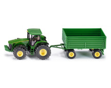 John Deere tractor + kieptrailer (1:50)