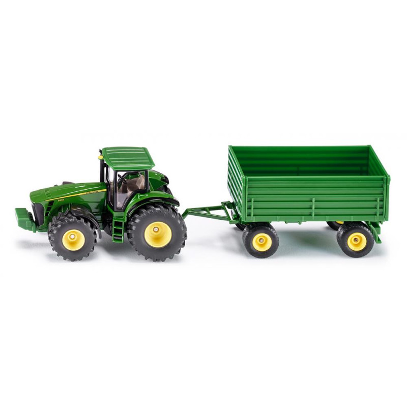 John Deere tractor + kieptrailer (1:50)