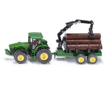 John Deere tractor + bomentrailer (1:50)