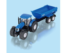New Holland tractor met Krampe aanhanger (1:50)