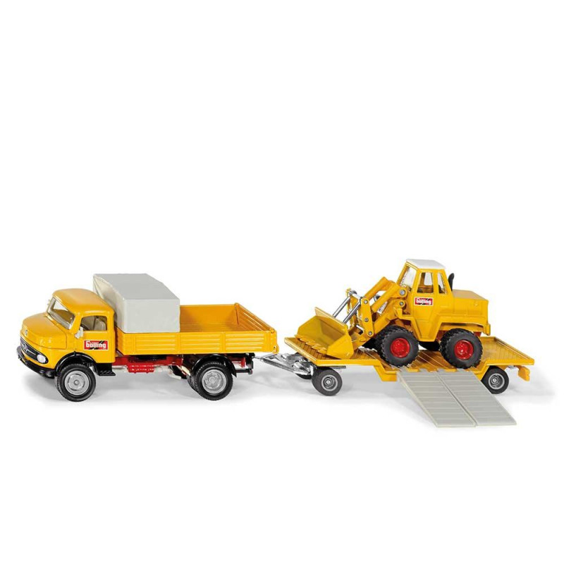 Mercedes-Benz 710 met Kramer 411 wiellader Bölling (1:50) Mercedes-Benz 710 met Kramer 411 wiellader Bölling (1:50)