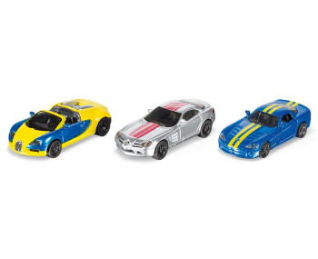 Geschenkset (3x sportwagen) 