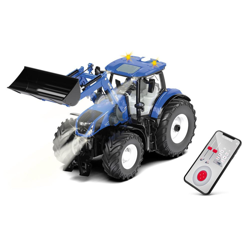 New Holland T7.315 met frontlader en besturing via de app (1:32) New Holland T7.315 met frontlader en besturing via de app (1:32)