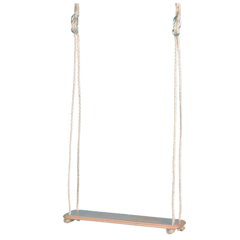 Houten plankschommel (2m/sisal)