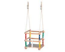 Houten baby hekschommel (2m/sisal)