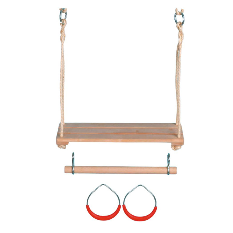 Turngarnituur (plankschommel/2m sisal) Turngarnituur (plankschommel/2m sisal)