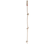 Klimtouw extra dik met 3 knopen (8cm/2m)