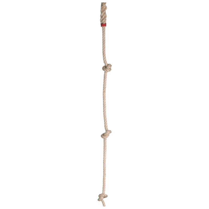 Klimtouw extra dik met 3 knopen (8cm/2m) Klimtouw extra dik met 3 knopen (8cm/2m)